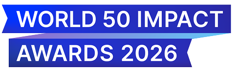 World 50 Impact Awards logos 2026_Color-long 1 World 50 Impact Awards logos 2025
